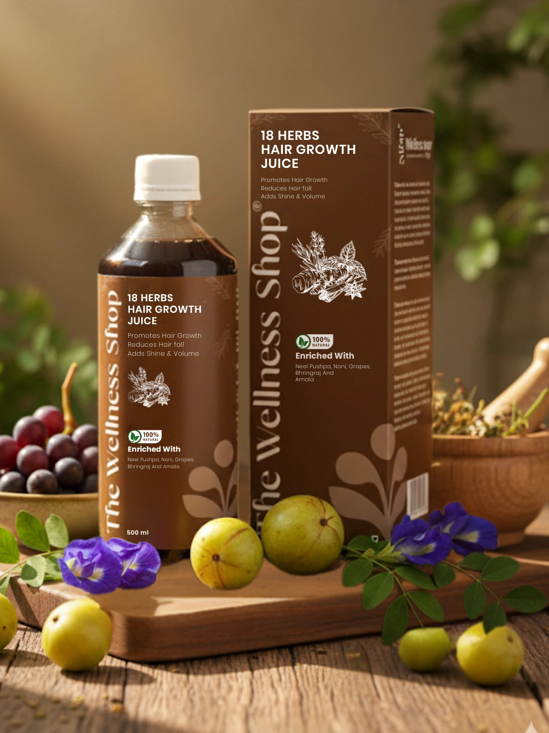 18 Herbs Hair Growth Juice