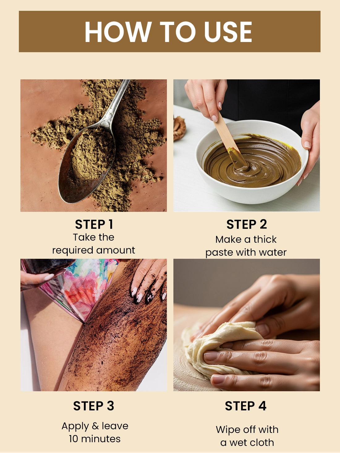 Turmeric Full Body Wax - 10 Minute Painless Herbal Wax Powder