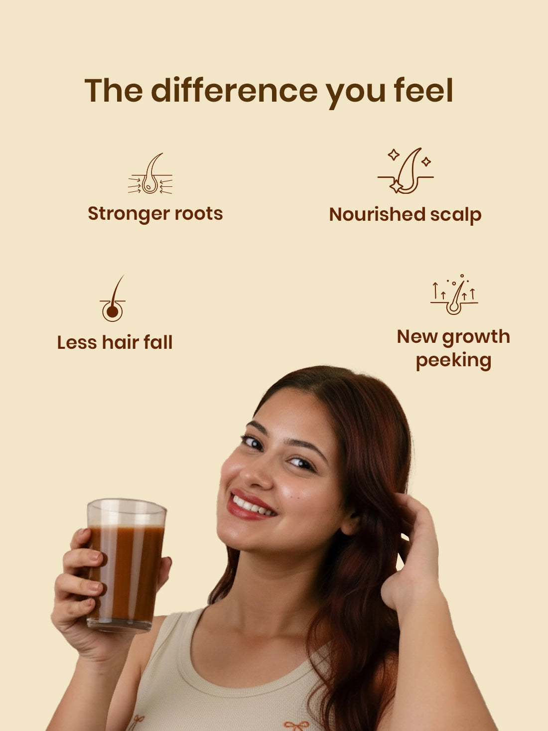 18 Herbs Hair Growth Juice – 100% Ayurvedic Formula for Hair Fall & Hair Thinning