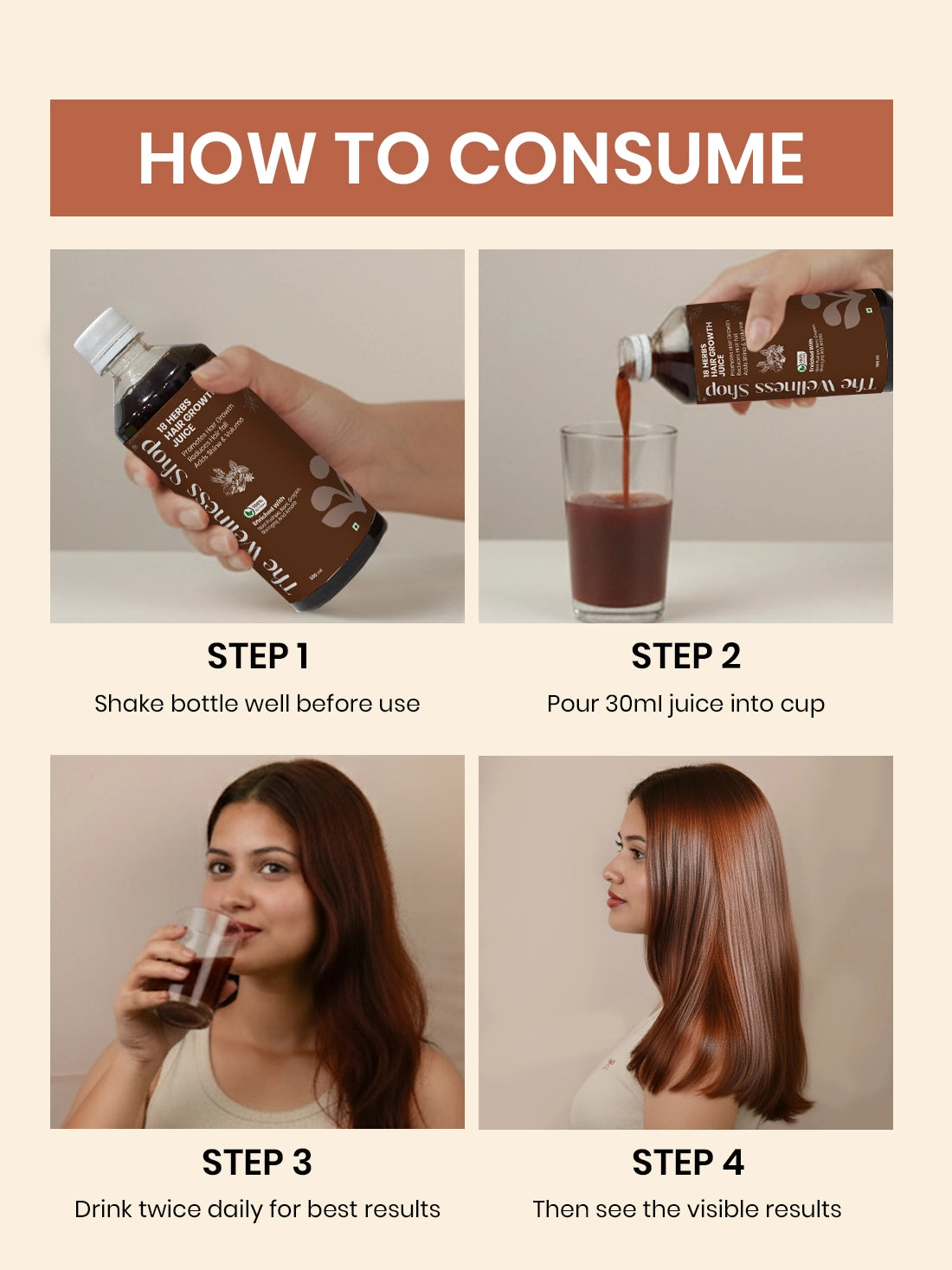 18 Herbs Hair Growth Juice