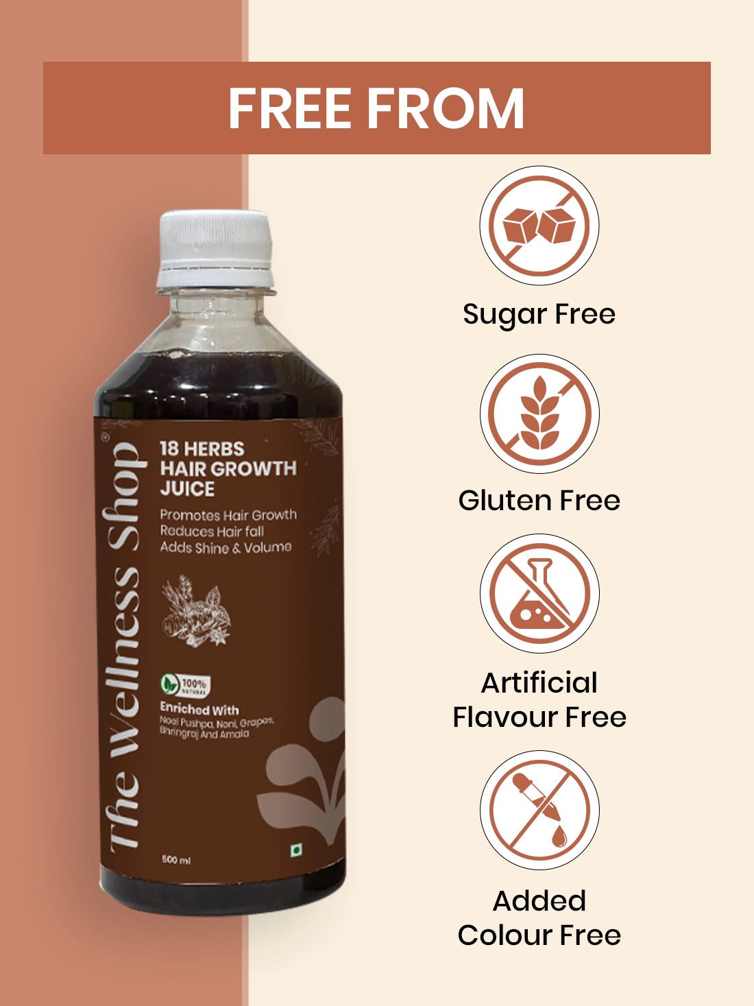 18 Herbs Hair Growth Juice