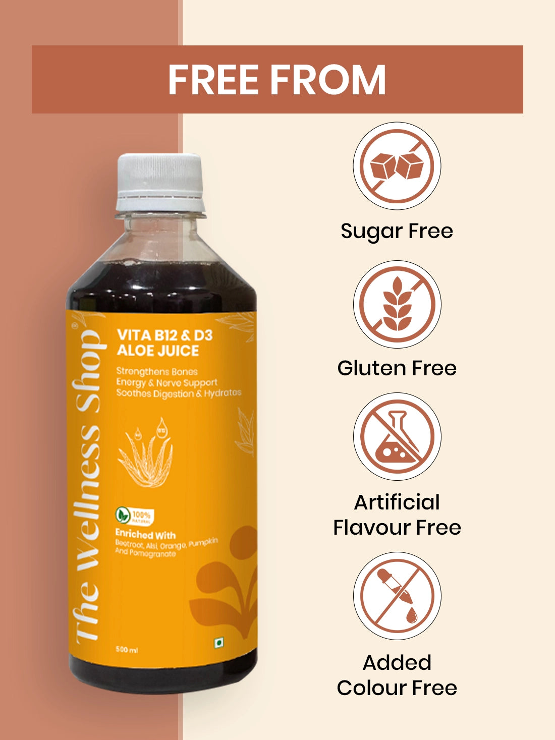 Vita B12 And D3 Aloe Juice