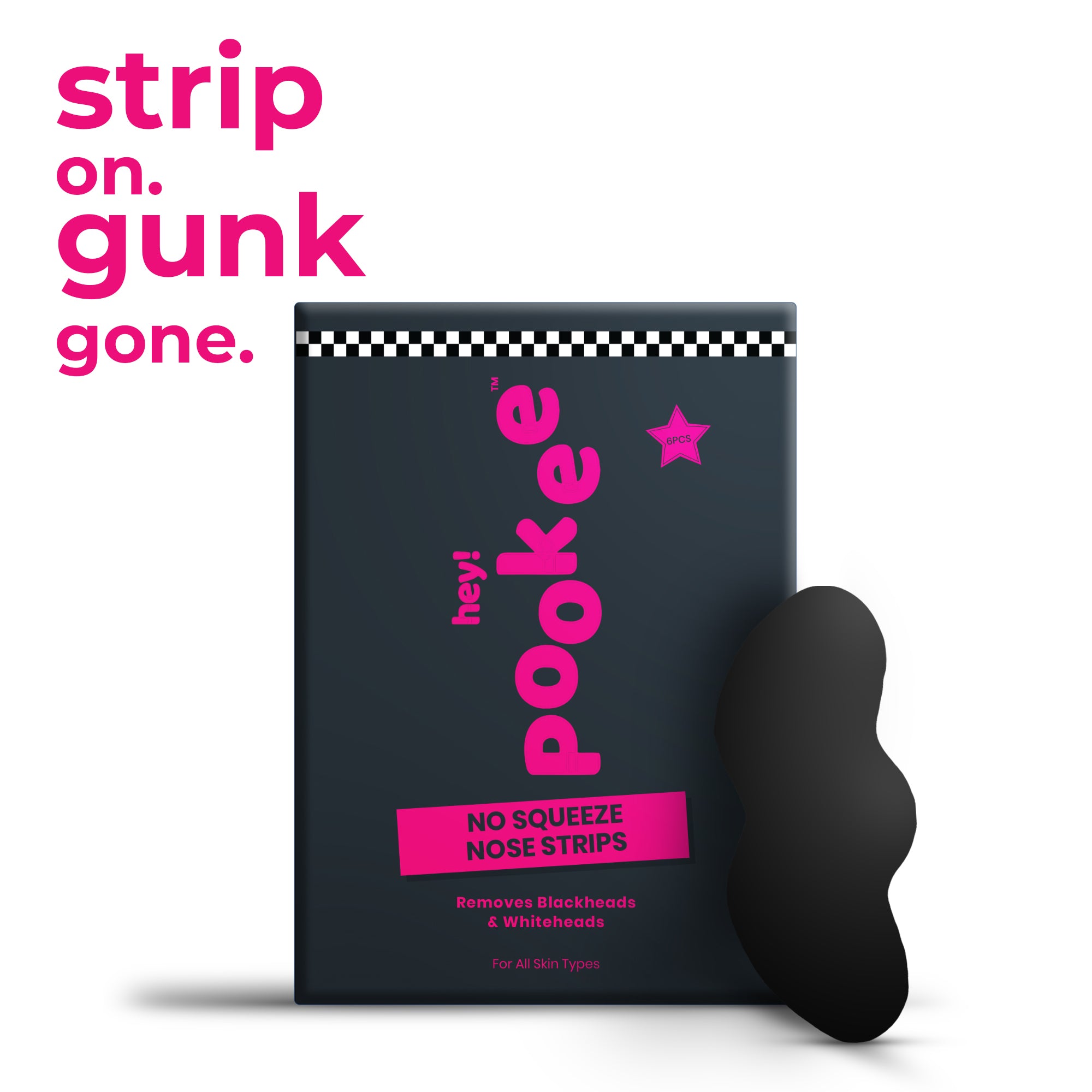 No Squeeze Charcoal Nose Strips