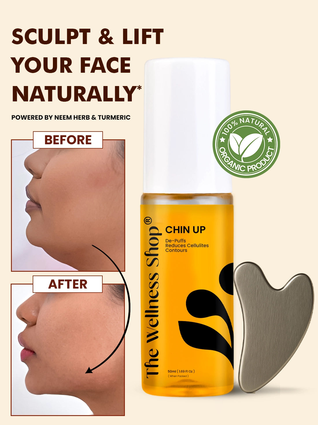 Chin Up Facial Cellulite Reduction Kit