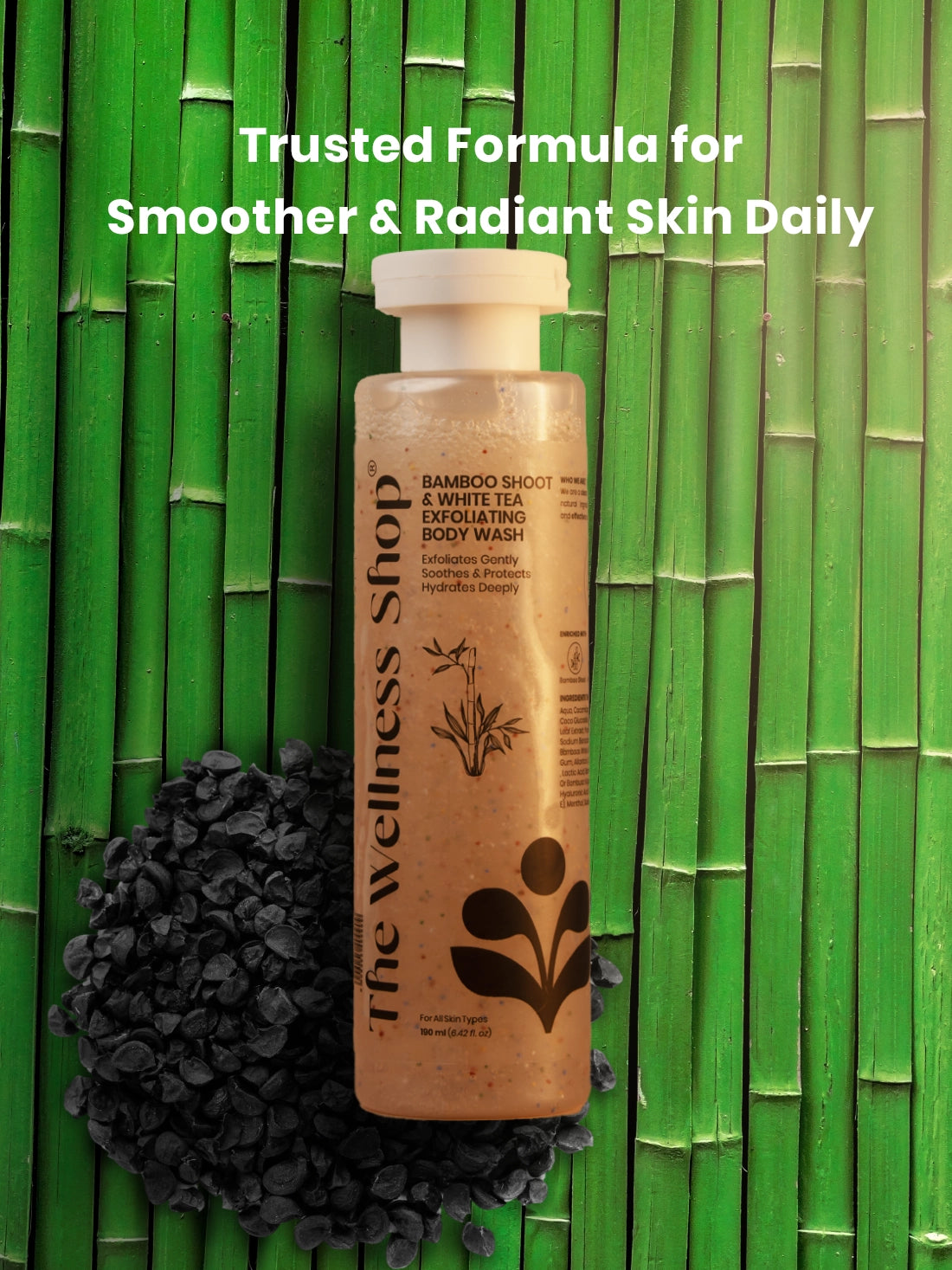 Bamboo Shoot & White Tea Exfolating Body Wash