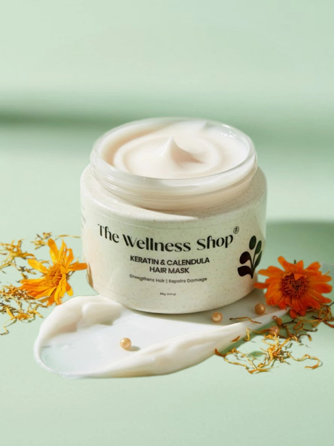 Keratin And Calendula Hair Mask (Adds Strength & Enhances Shine In 4 Weeks)