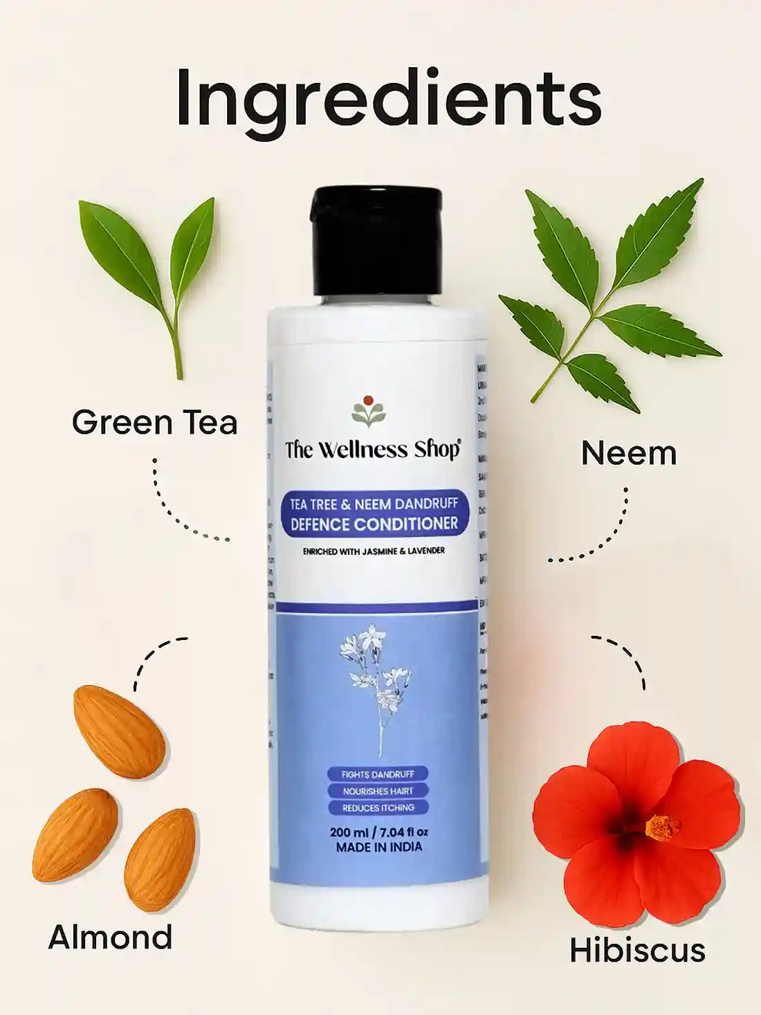Tea Tree & Neem Dandruff Defense Conditioner - Dandruff, Dullness & Lack Of Shine