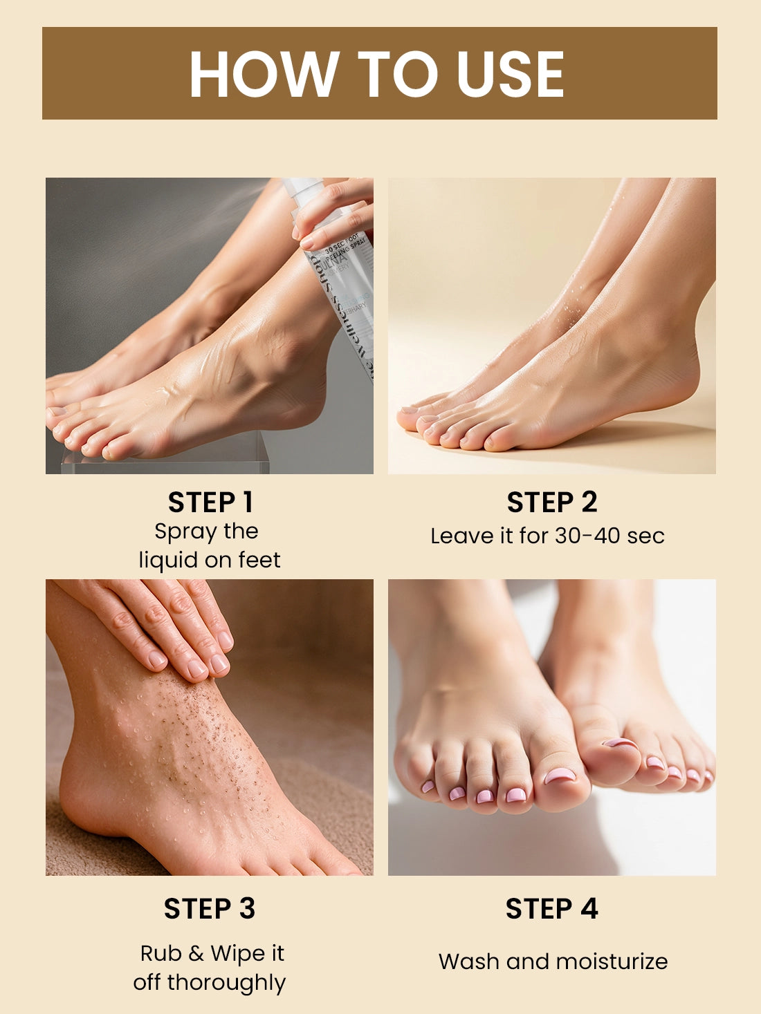 30 SEC FOOT PEELING SPRAY