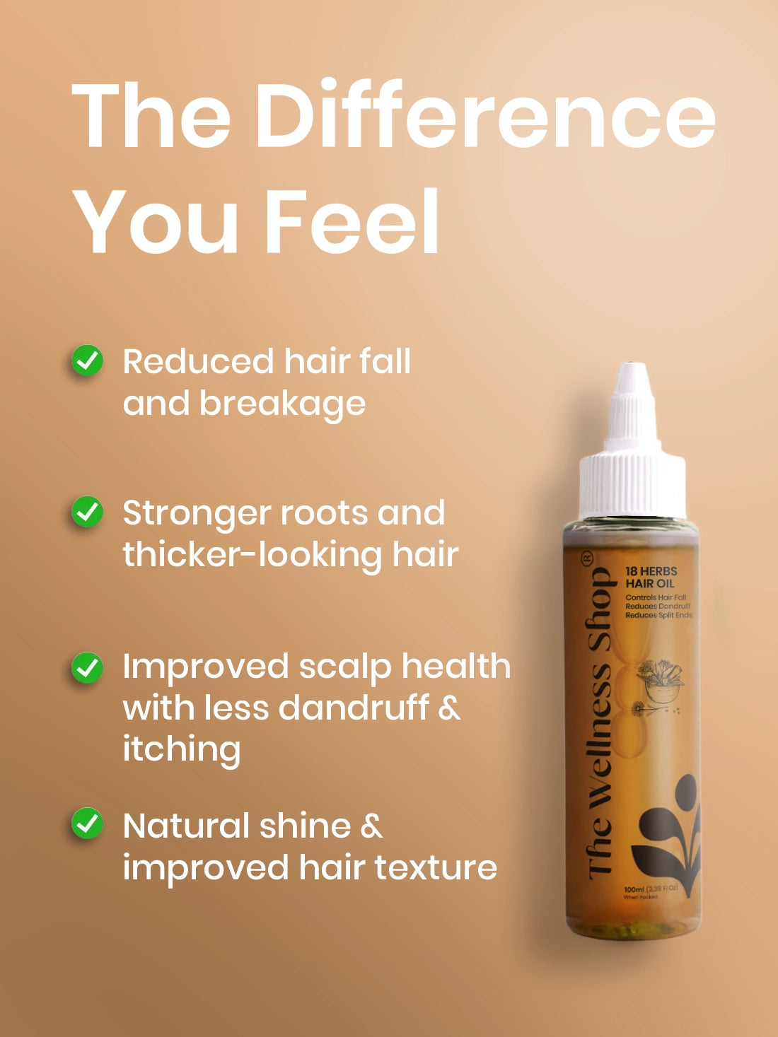 18 Herbs Hair Growth Oil