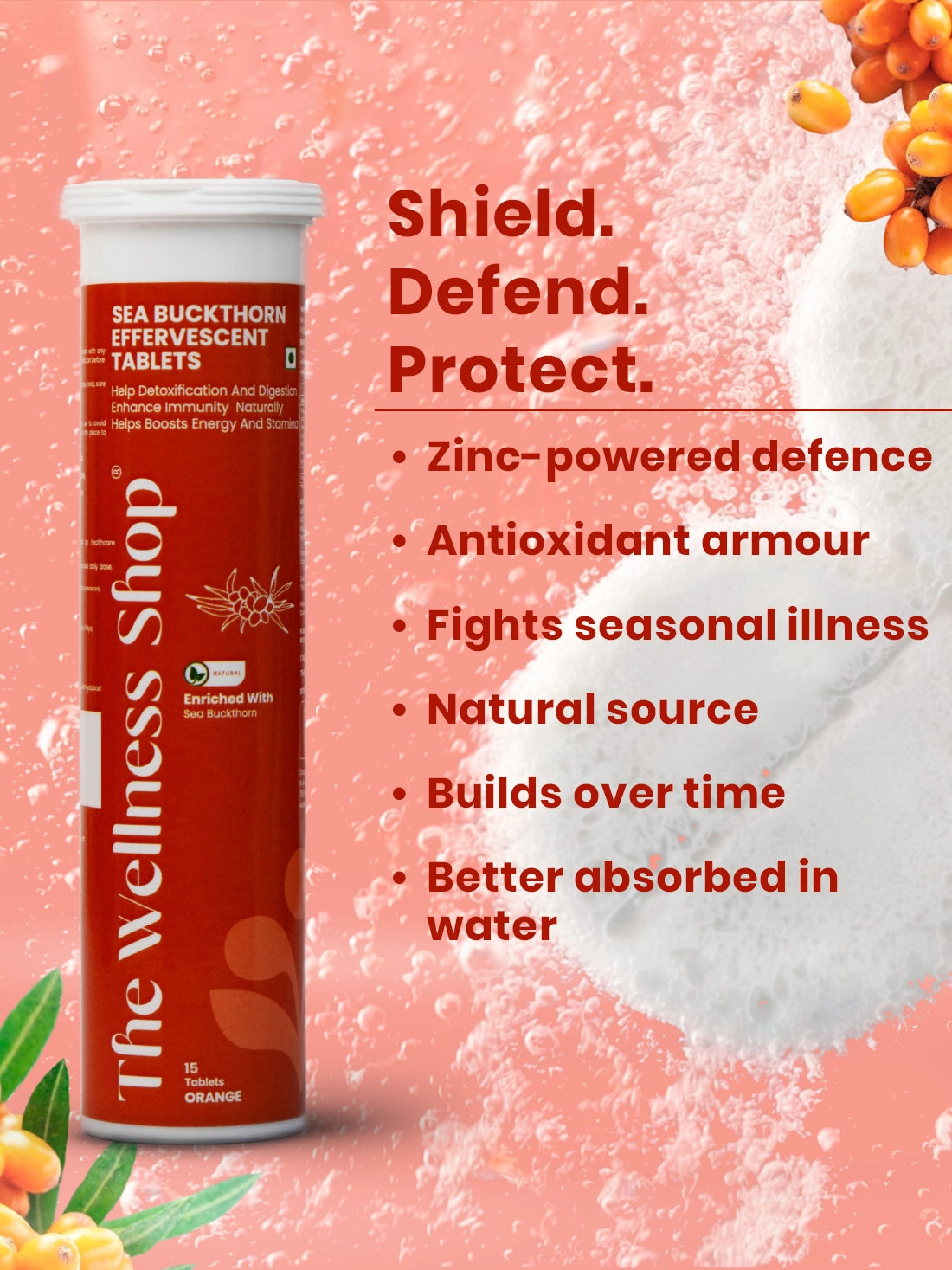 Sea Buckthorn Effervescent Tablet