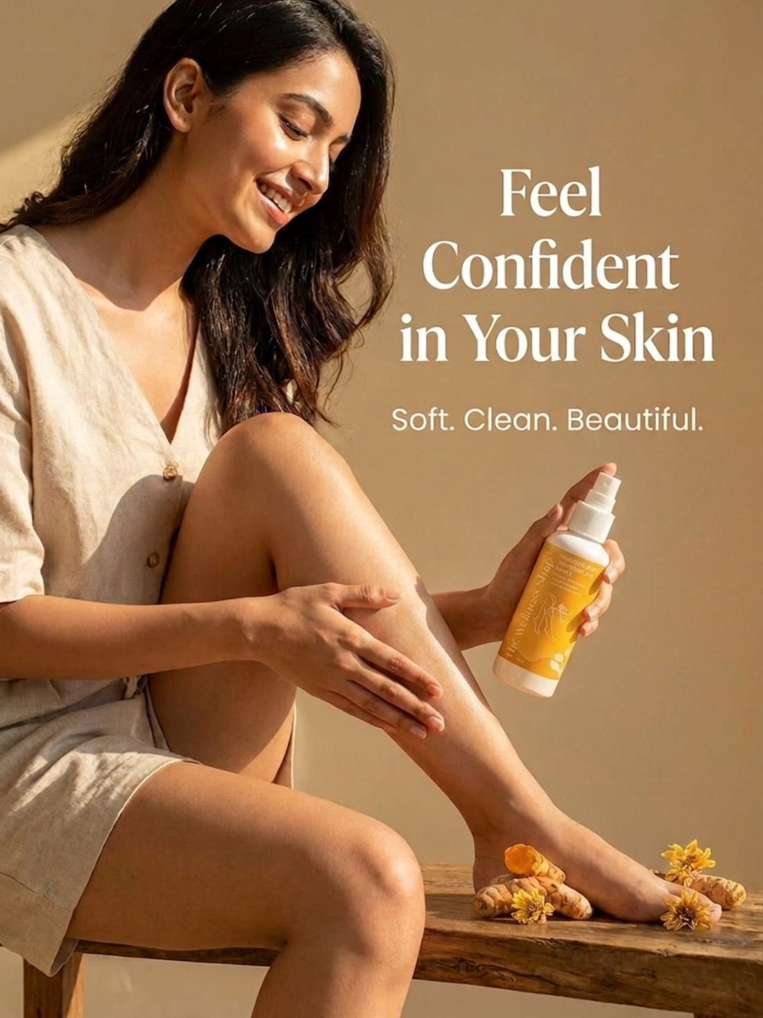 Turmeric Body Hair Removal Spray