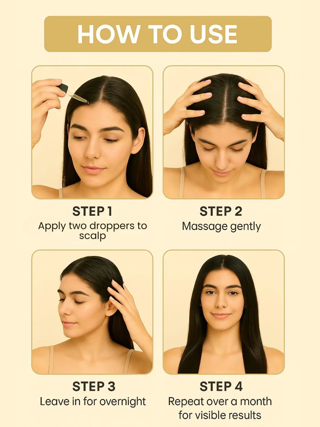 Hair Growth Serum Concentrate With 3% Redensyl, 4% Anagain And Rice Water
