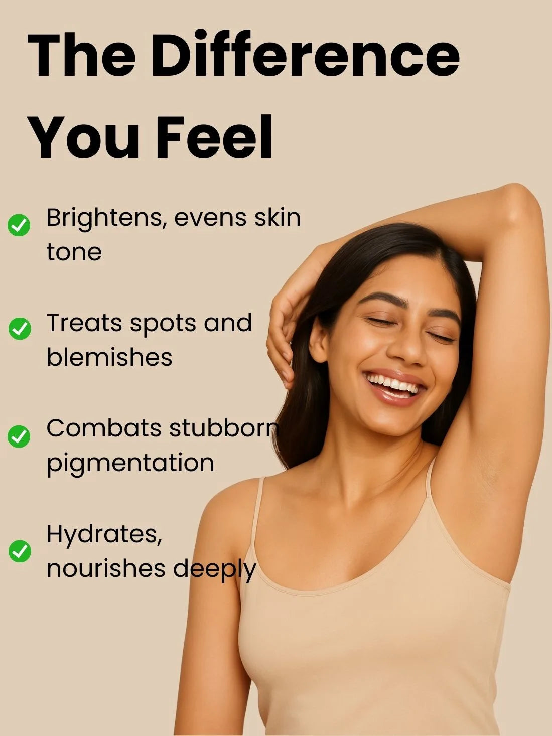 UNDERARMS ROLL ON FOR ODOUR CONTROL & PIGMENTATION CONTROL