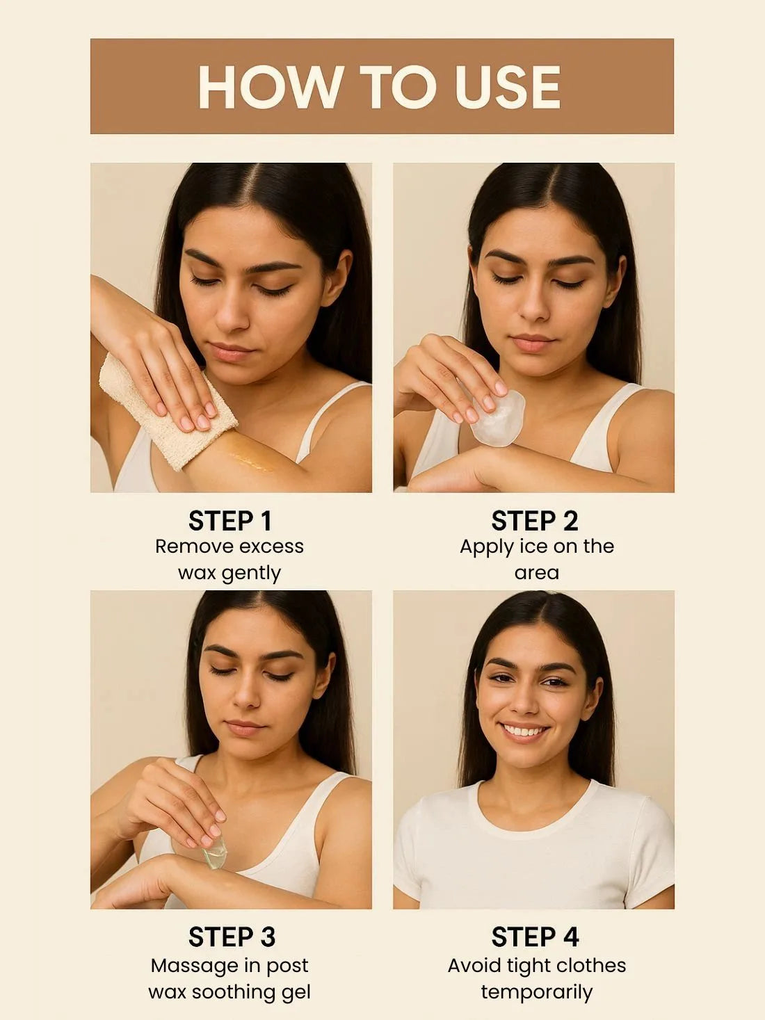 Post Wax Calming Gel With Aloe And Vitamin E