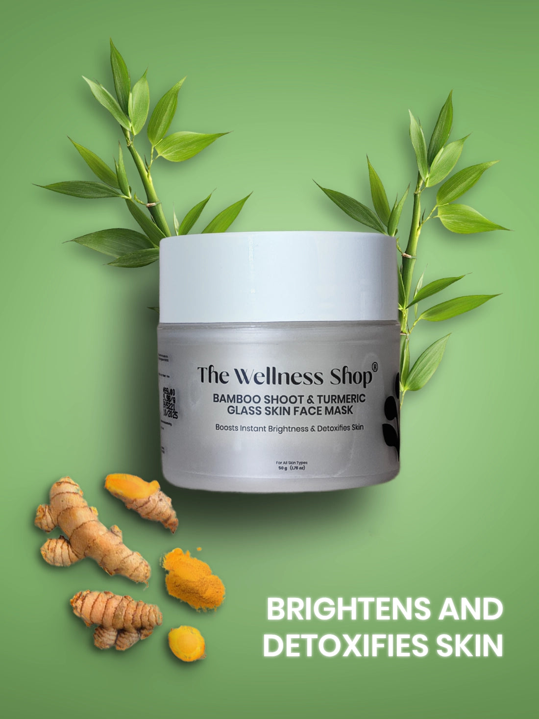 Bamboo Shoot & Turmeric Glass Skin Face Mask