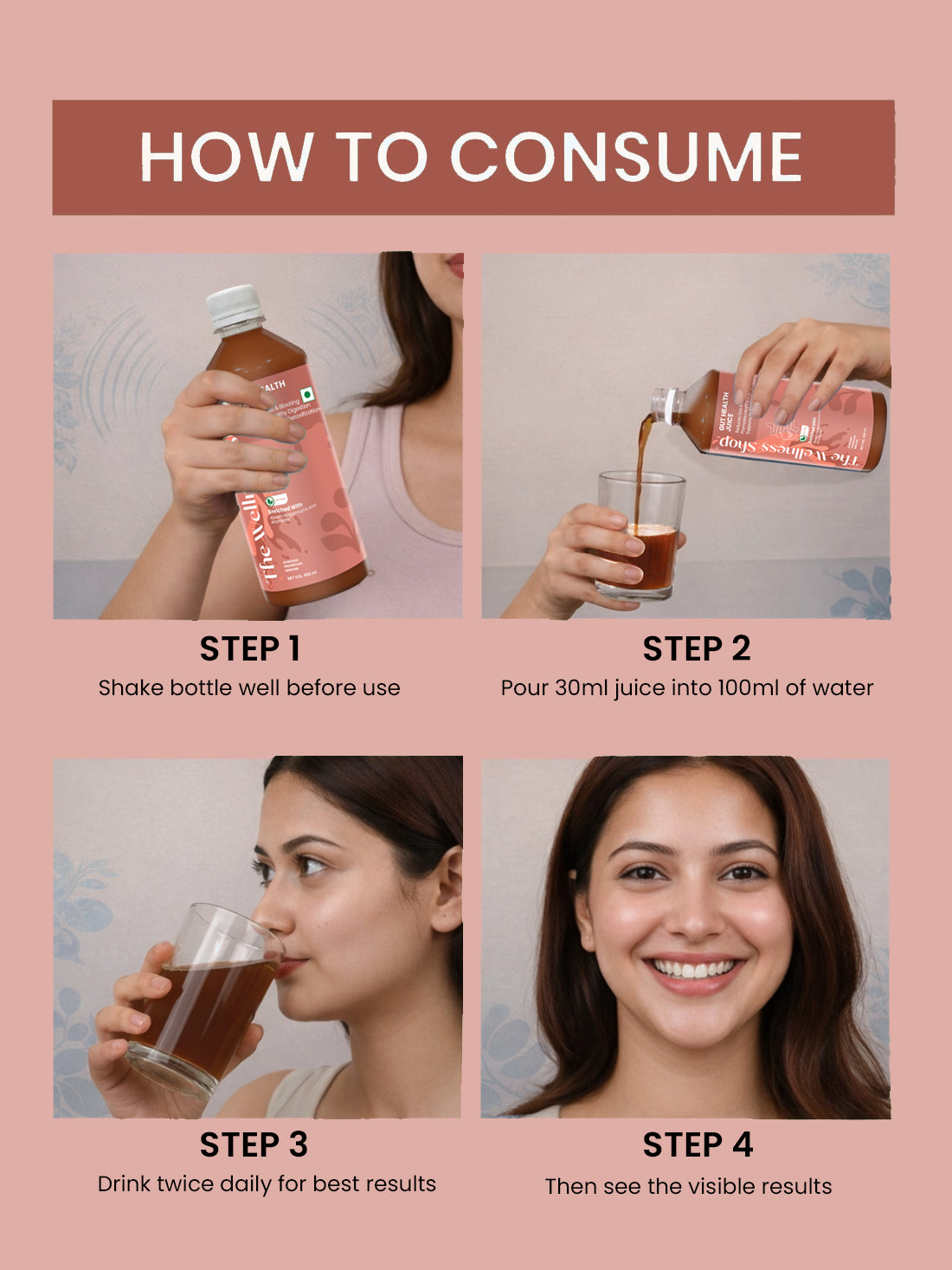 Gut Health Juice – Fix Bloating, Improves Digestion & Reset Your Gut Naturally