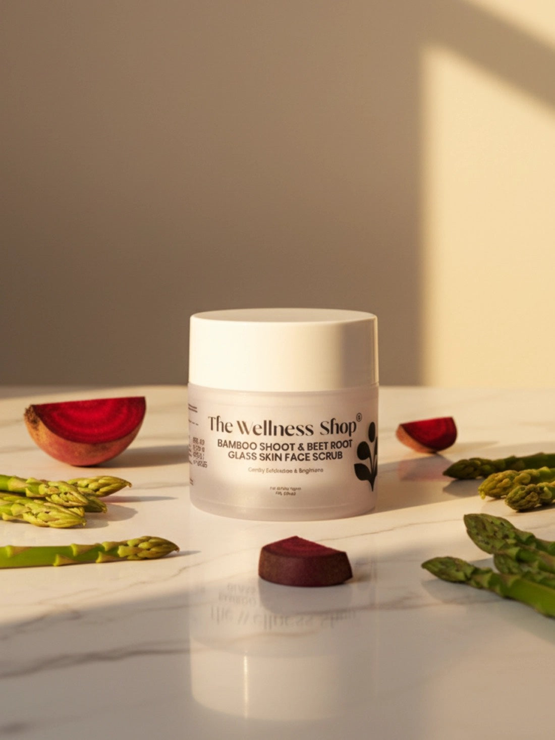 Bamboo Shoot And Beetroot Glass Skin Face Scrub