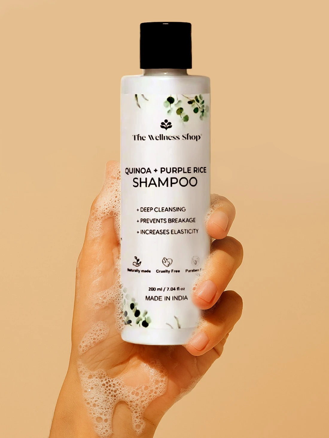 Quinoa And Purple Rice Shampoo For Deep Cleansing & Strength (No Paraben, No Sulphate)