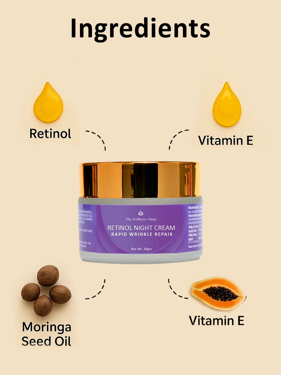 RETINOL CREAM RAPID WRINKLE CONTROL