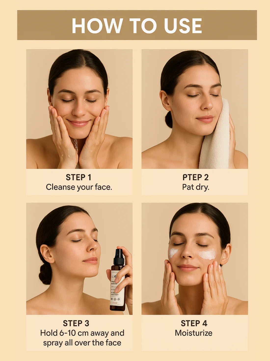 PURE ROSE WATER FOR REFRESHING & HYDRATING SKIN