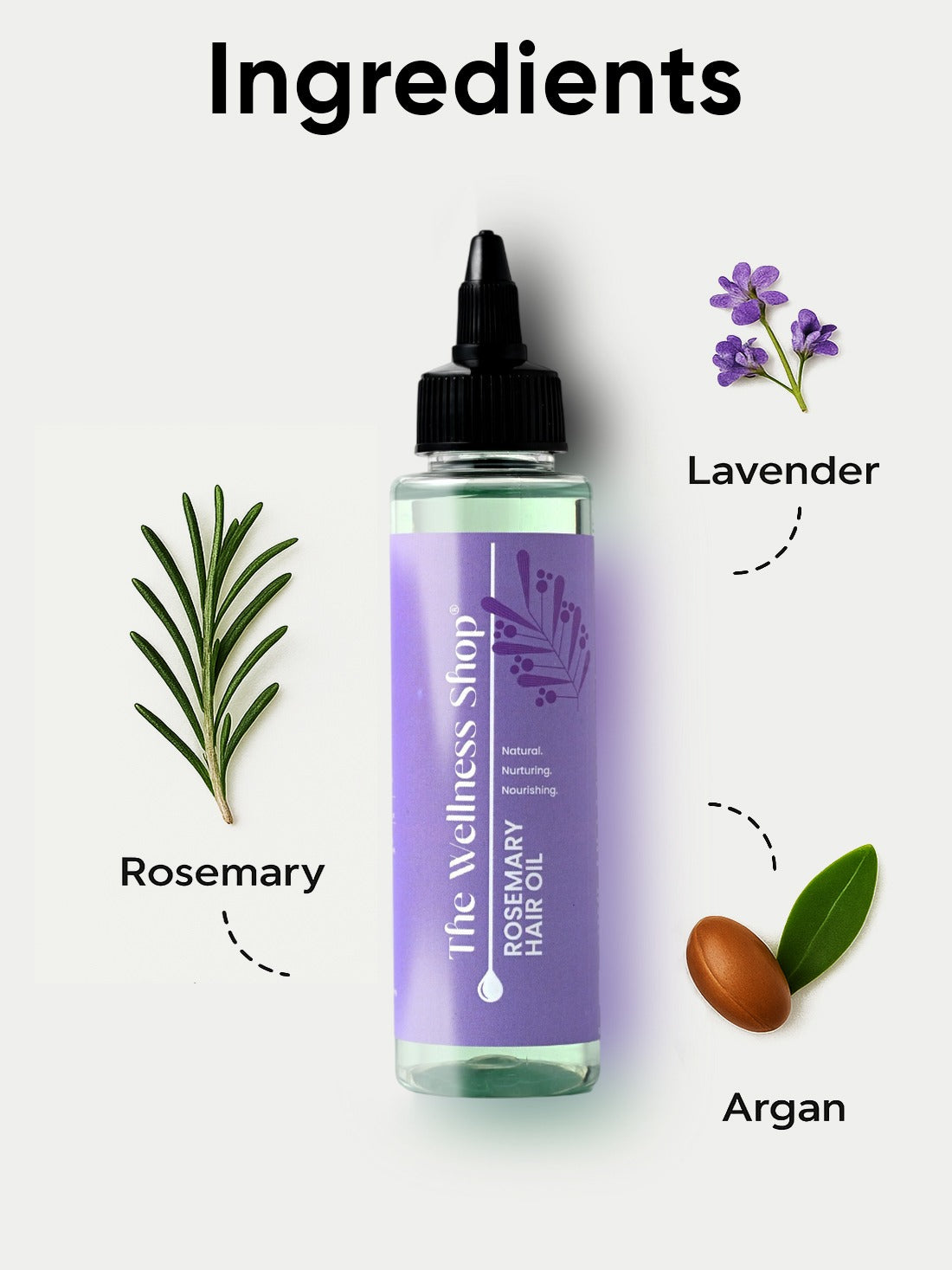 ROSEMARY HAIR OIL FOR HAIR REGROWTH AND STRENGTH (CONTROLS HAIR FALL IN 4 WEEKS)