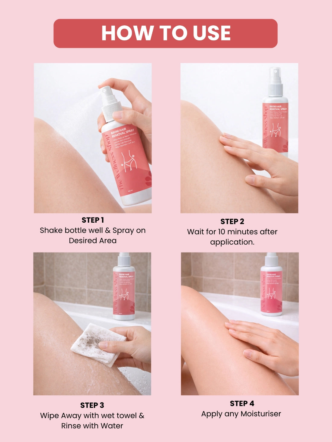 Bikini Hair Removal Spray