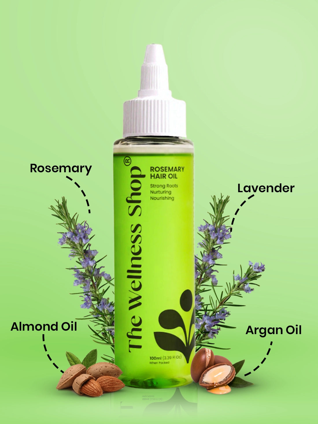 Rosemary Hair Tailam For Hair Regrowth And Strength (Controls Hair Fall In 4 Weeks)