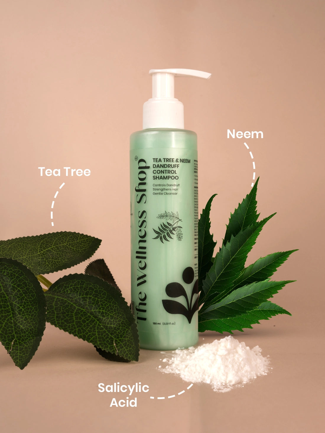 Tea Tree & Neem Dandruff Defense Shampoo - Dandruff, Scalp Acne