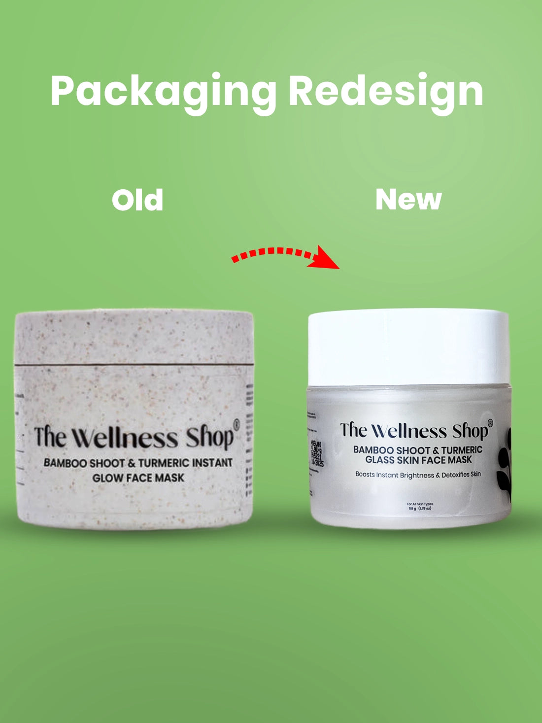 Bamboo Shoot & Turmeric Glass Skin Face Mask