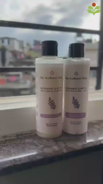 Rosemary & Methi Anti Hairfall Shampoo - Hair Fall & Thinning, Slow Hair Growth, Dullness & Lack Of Shine