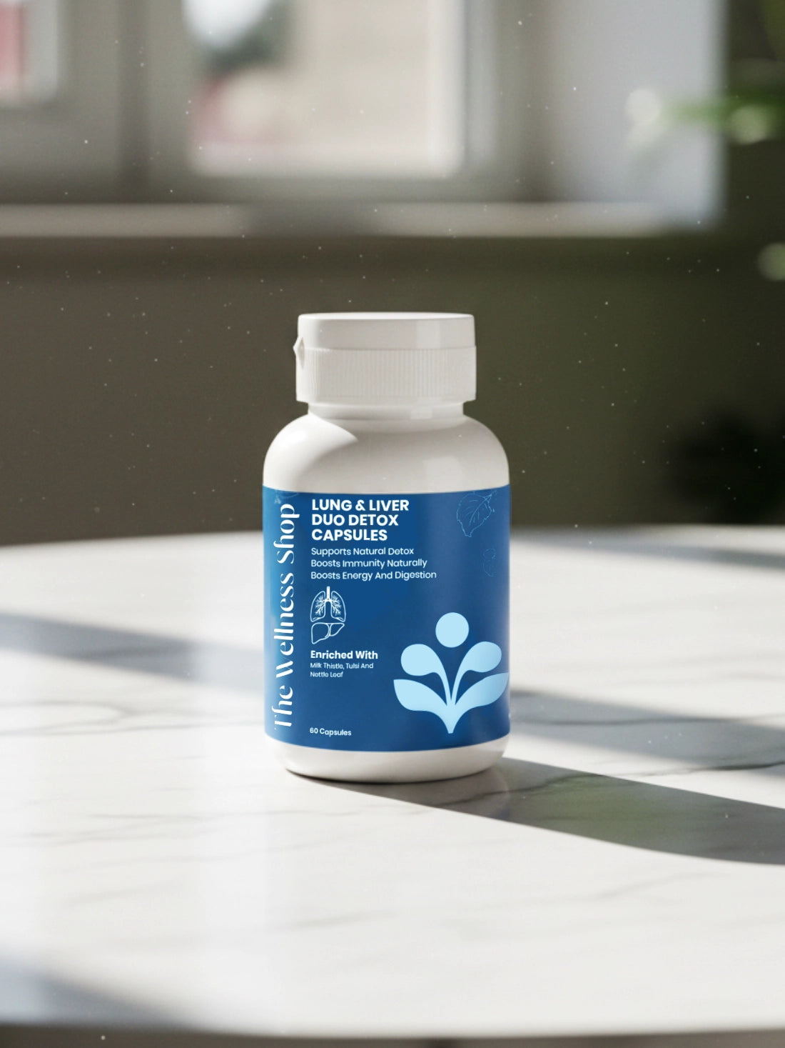 Lungs & Liver Detox Capsules - 12-Herb Ayurvedic Formula for Cleaner Breathing & Lighter Living