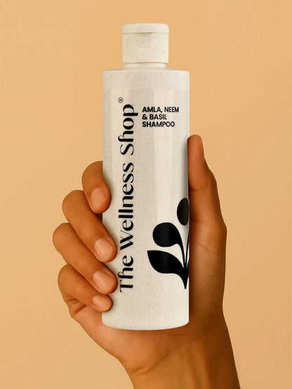 Amla, Neem And Basil Shampoo For Dandruff &amp; Hair Fall Control (No Paraben, No Sulphate)