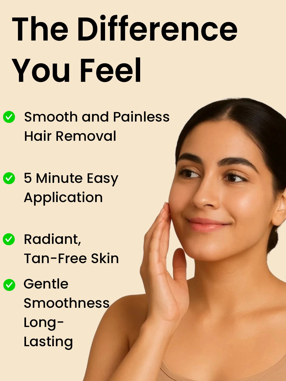 Chocolate Facial Wax Powder - 5 Minute Painless Herbal Wax Powder