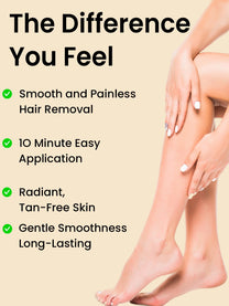 Chocolate Hair Removal Powder - 10 Minute Painless Full Body Wax