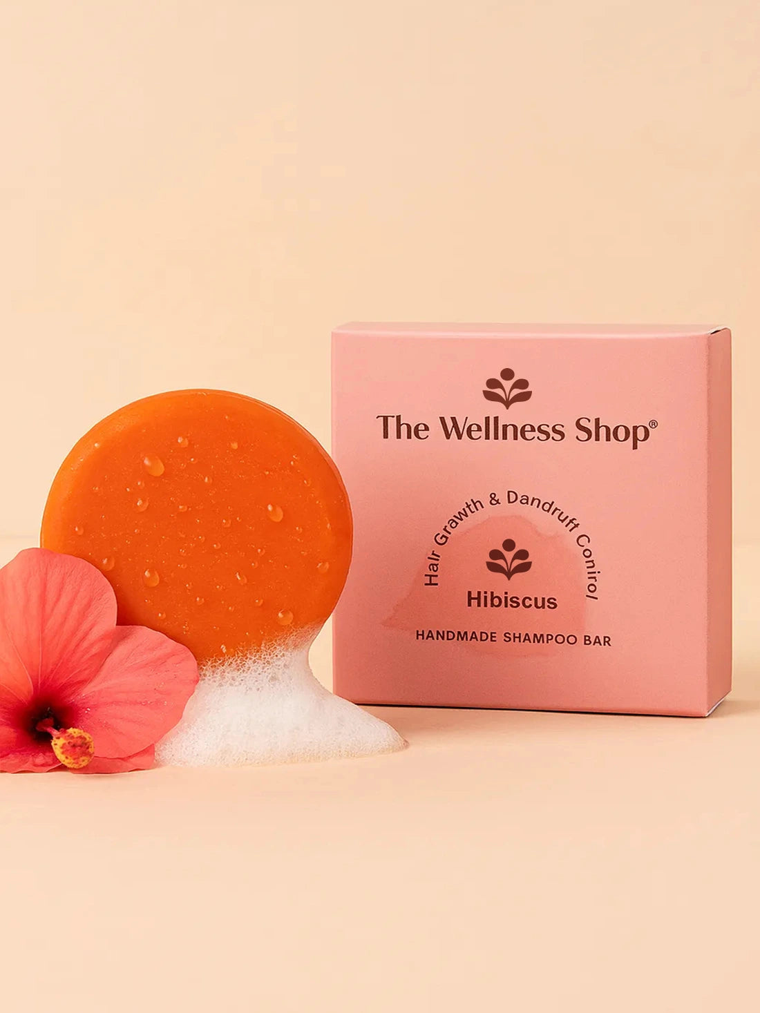 HIBISCUS SHAMPOO AND CONDITIONER BAR (CONTROLS HAIRFALL, NO PARABEN, NO SULPHATE, NO SLES)