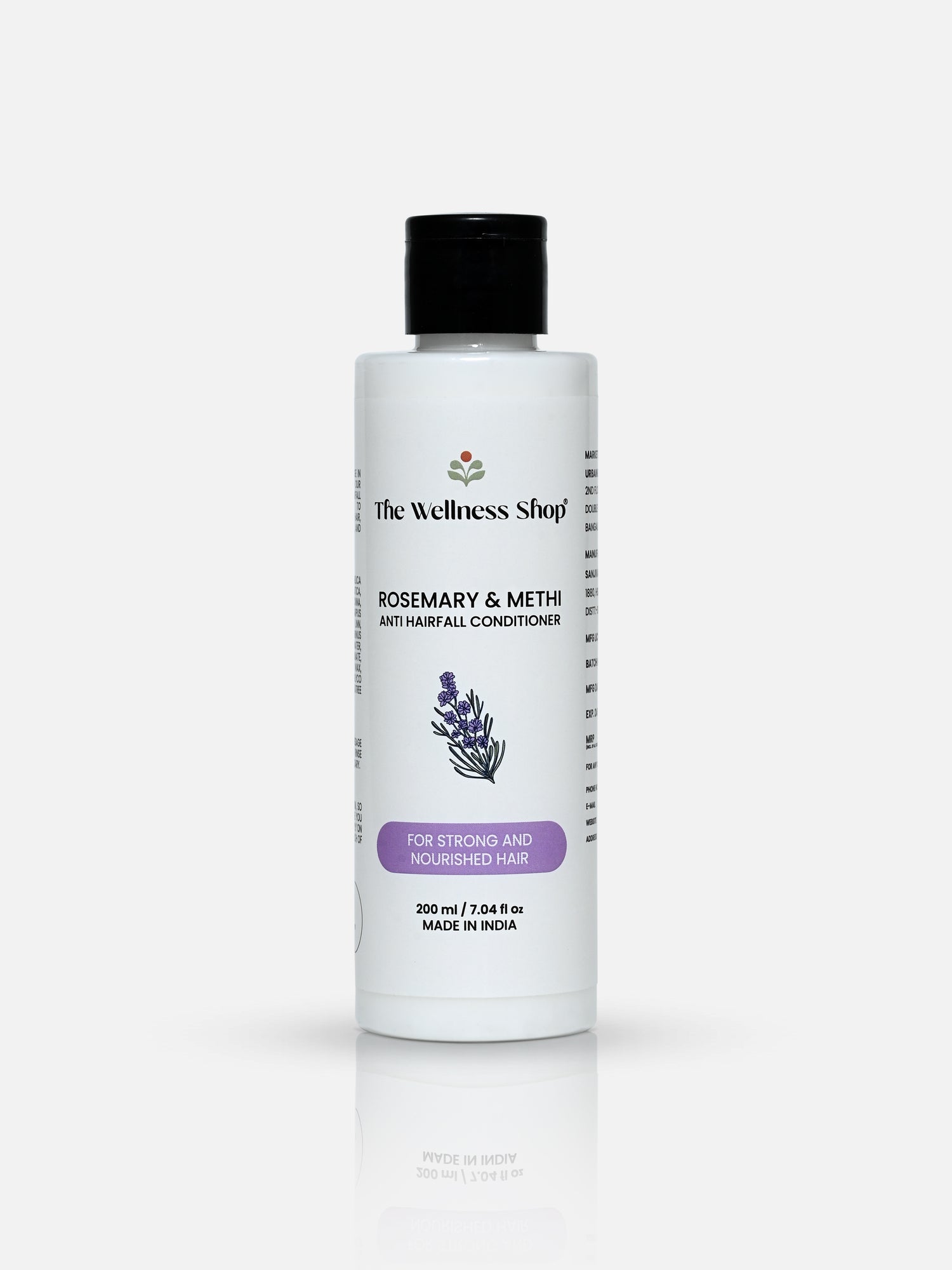 ROSEMARY &amp; METHI ANTI HAIRFALL CONDITIONER - HAIR FALL &amp; THINNING, SLOW HAIR GROWTH, DULLNESS &amp; LACK of SHINE