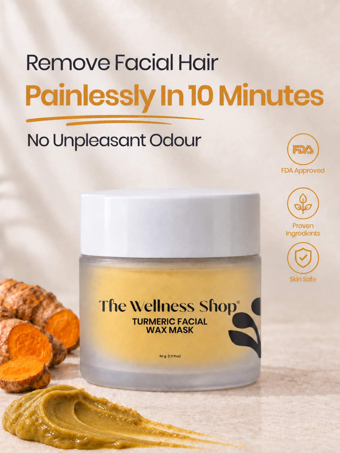 Turmeric Facial Wax Mask