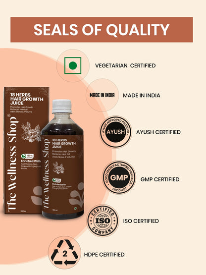 18 Herbs Hair Growth Juice
