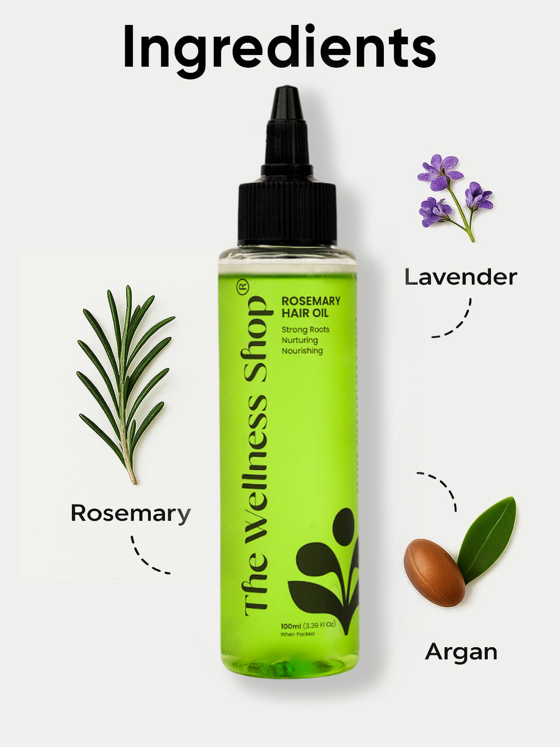 Rosemary Hair Tailam For Hair Regrowth And Strength (Controls Hair Fall In 4 Weeks)