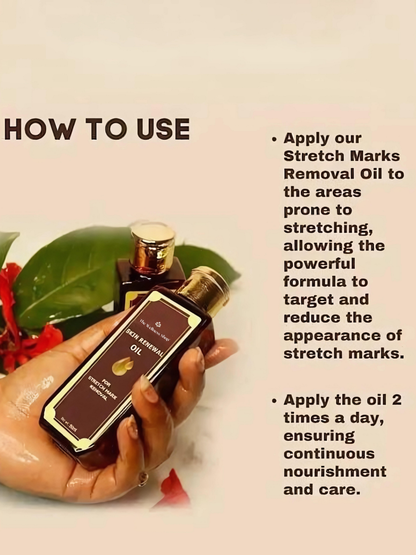 SKIN RENEWAL OIL - FOR STRETCH MARK REMOVAL (4 WEEKS CHALLENGE)