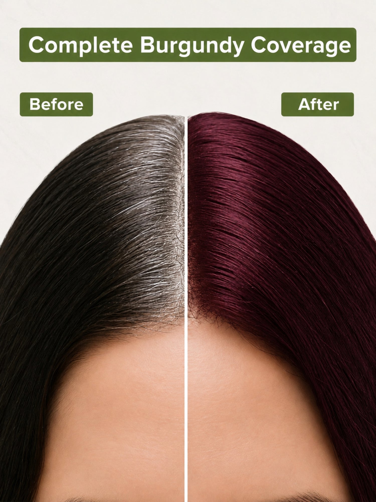 Natural Burgundy Hair Colour - 100gm(No Ammonia, Premium Quality, Lasts 3 Weeks)