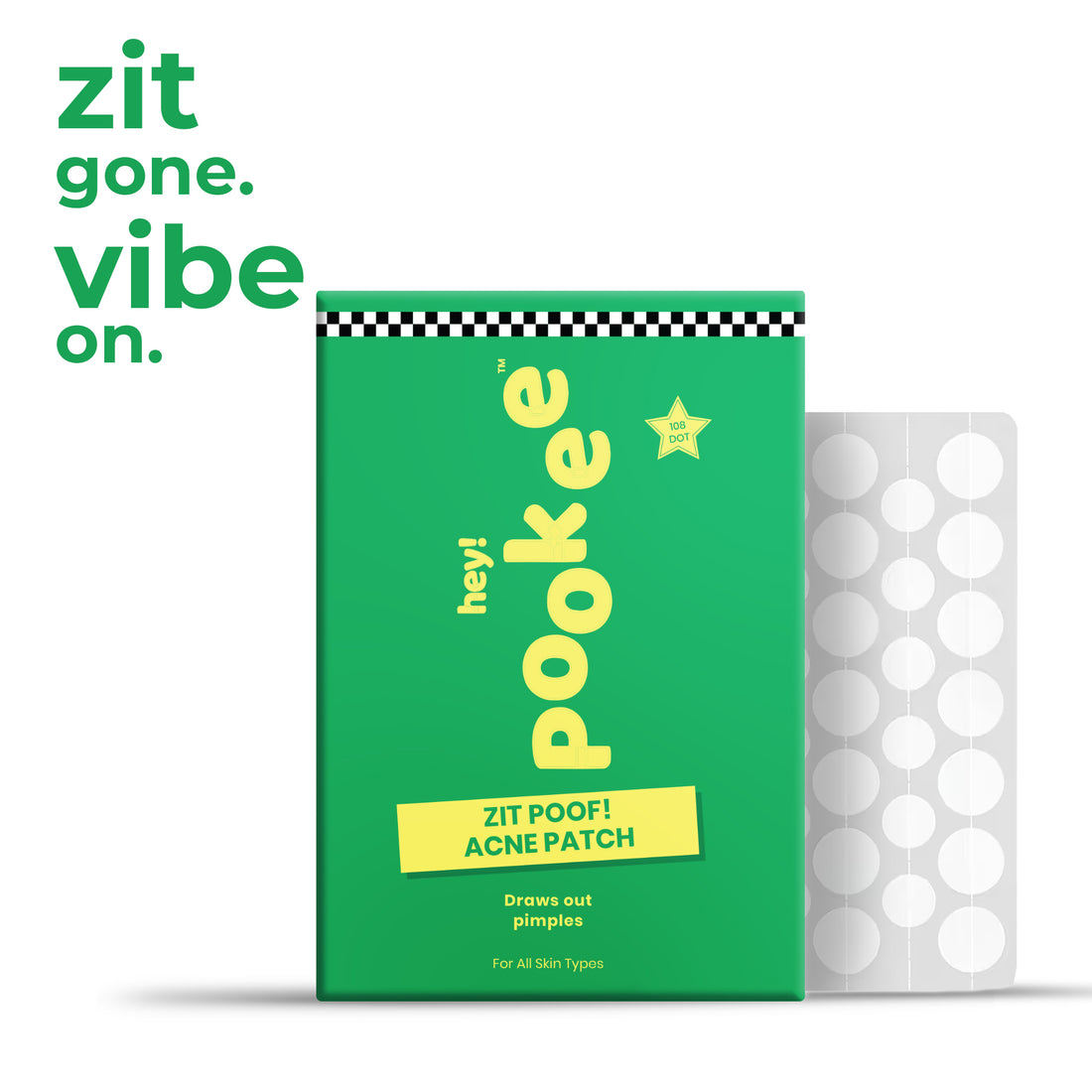 Zit Poof Patch Draws Out Pimples - 3pacs (36 Dots each)
