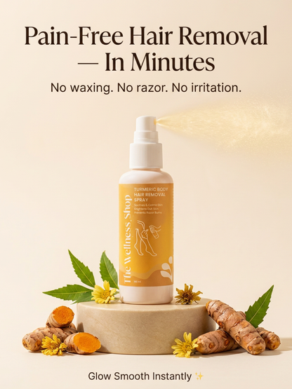 Turmeric Body Hair Removal Spray