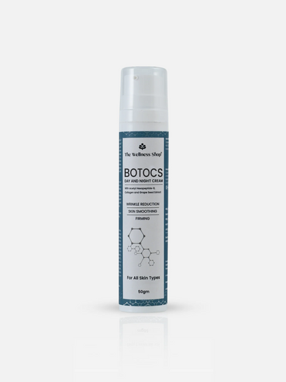 BOTOCS DAY &amp; NIGHT CREAM WITH PEPTIDES, COLLAGEN &amp; GRAPE SEED EXTRACT FOR FINE LINES REDUCTION, BARRIER PROTECT AND FIRMS SKIN