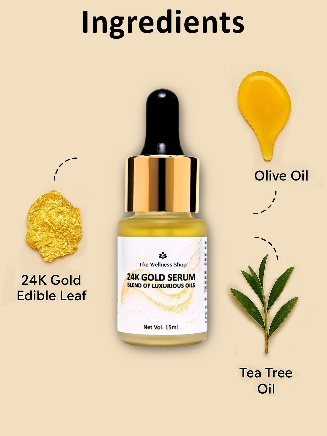 24K GOLD SERUM - POWER OF LUXURIOUS OIL