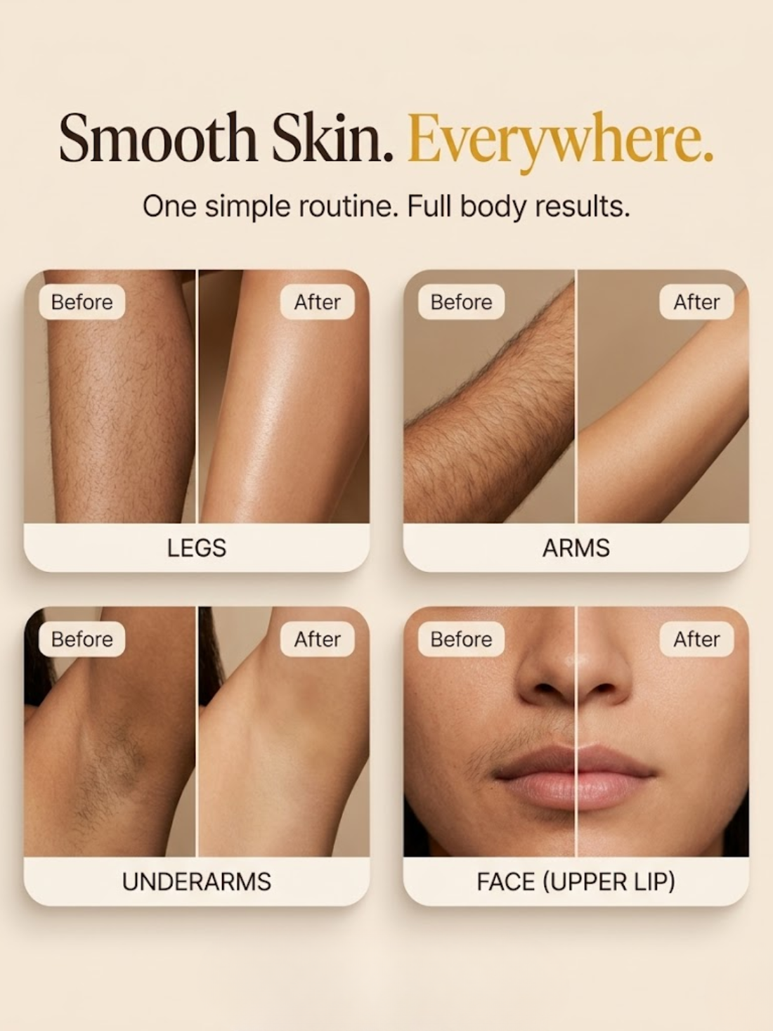 Turmeric Body Hair Removal Spray