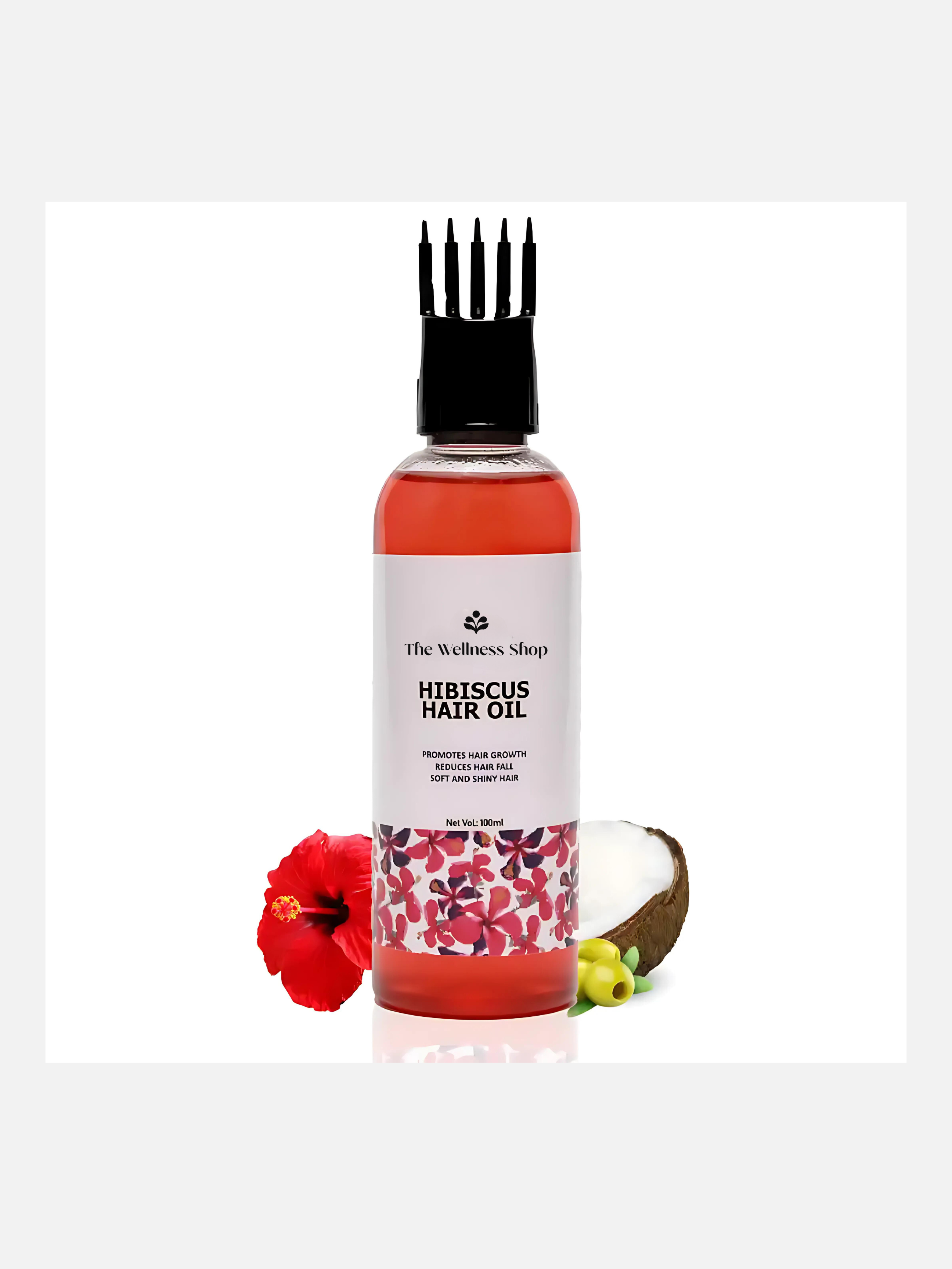 HIBISCUS HAIR OIL FOR HAIR FALL CONTROL AND REGROWTH (CONTROL HAIR FALL IN 4 WEEKS)