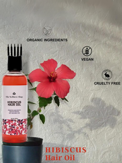 HIBISCUS HAIR OIL FOR HAIR FALL CONTROL AND REGROWTH (CONTROL HAIR FALL IN 4 WEEKS)