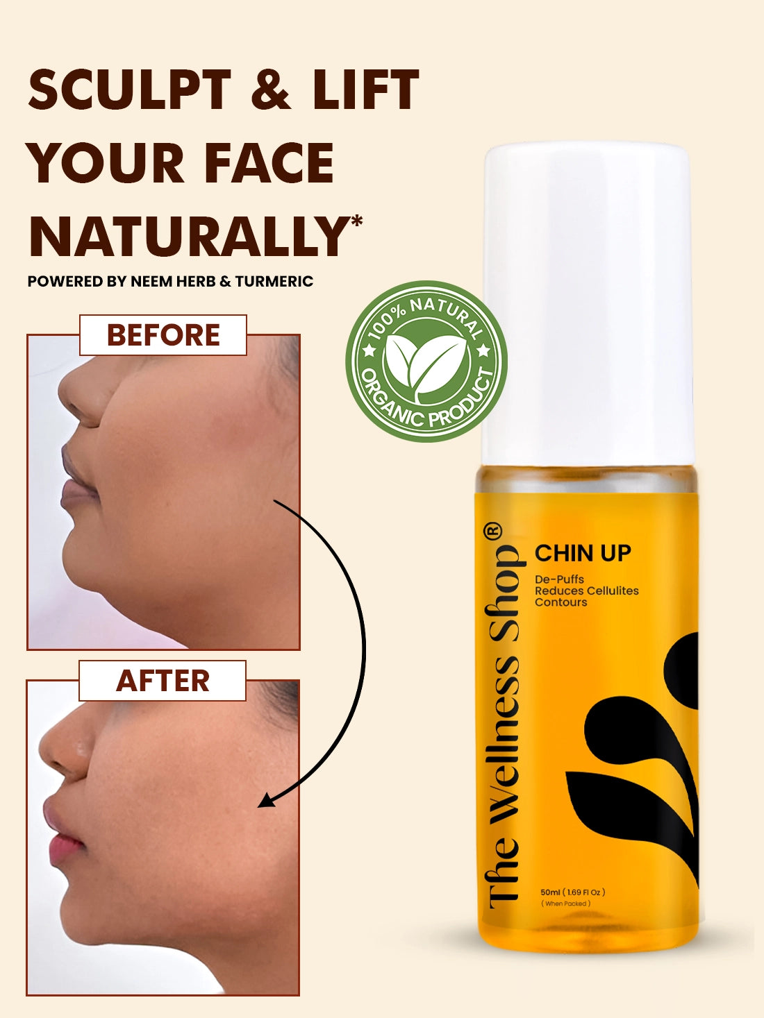 Chin Up Facial Cellulite Reduction ( 4 Weeks )