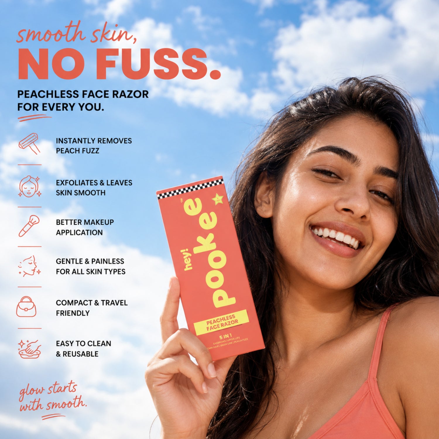 Peachless Facial Razor
